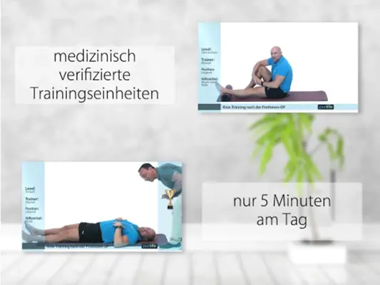 Knietraining nach Operation android App screenshot 2