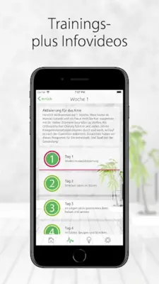 Knietraining nach Operation android App screenshot 4